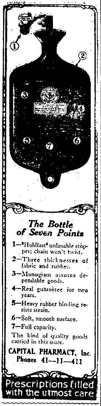 Capital Pharmacy 1920s soda fountain