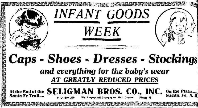 Seligman Bros. Co. 1915 department store